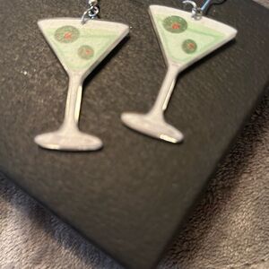 Martini Glass Earrings